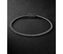Spectra Blackened Gold Diamond Tennis Bracelet