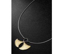 Taka Silver and Gold Pendant Necklace