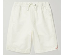 Sirma Shorts mit geradem Bein aus einer Baumwoll-Leinenmischung in Stückfärbung