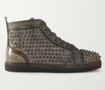 Louix Ray High-Top-Sneakers aus PVC mit Stachelnieten