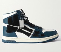 Skel-Top High-Top-Sneakers aus Leder und Nubukleder in Colour-Block-Optik