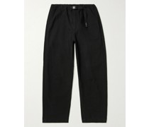 Flex Climber gerade geschnittene Hose aus Twill aus einer Baumwollmischung mit Gürtel