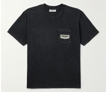 Soaring Eagle T-Shirt aus Baumwoll-Jersey in Stückfärbung mit Logoprint