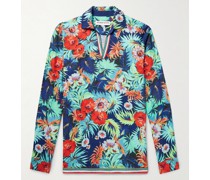 Ridley Hemd aus Webstoff mit Blumenmuster