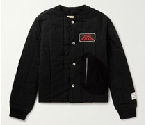 Riley Horror Steppjacke aus Baumwolle mit Applikationen