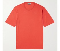 Lorca schmal geschnittenes T-Shirt aus Sea-Island-Baumwolle