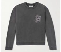 Bowling Broncos Sweatshirt aus bedrucktem Baumwoll-Jersey mit Logostickerei