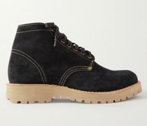 Brigadier Folk Stiefel aus Veloursleder