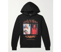 + Carrie Printed Cotton-Blend Jersey Hoodie