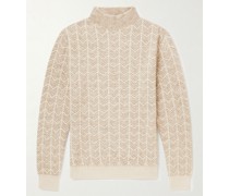 Virgin Wool-Blend Rollneck Sweater