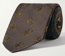 8cm Patchwork Silk-Jacquard Tie