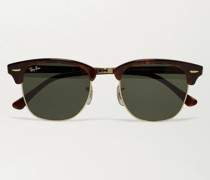Clubmaster Acetate and Gold-Tone Sunglasses
