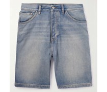 Jannick 1845 gerade geschnittene Jeansshorts