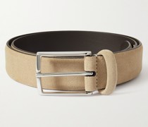 Gürtel aus Veloursleder, 3,5 cm