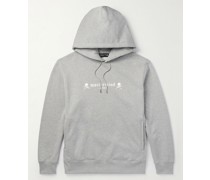 Hoodie aus Baumwoll-Jersey mit Logoprint in Glitter-Optik