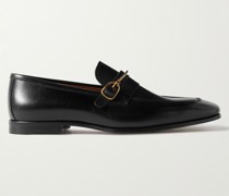 Jack Embellished Patent-Leather Loafers