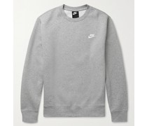 Sweatshirt aus Jersey aus einer Baumwollmischung mit Logostickerei