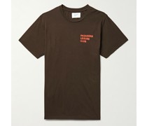 Puff T-Shirt aus Baumwoll-Jersey mit Logoprint