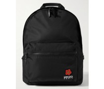 Crest Rucksack aus Canvas mit Applikation und Logostickerei