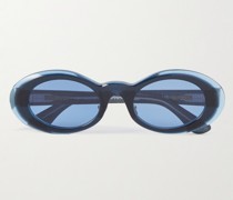 Oyster Eye Sonnenbrille aus Azetat mit rundem Rahmen