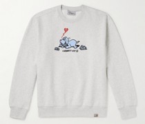Sweatshirt aus Jersey aus einer Baumwollmischung mit Print