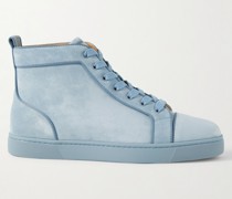 Louis Orlato High-Top-Sneakers aus Veloursleder mit Ripsbandbesätzen