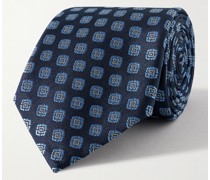 Krawatte aus Dobby aus Seide, 8 cm