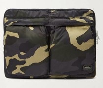 Counter Shade Camouflage-Print Nylon Pouch