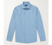 Hemd aus Selvedge-Baumwoll-Chambray