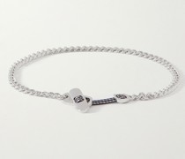 Metric Rope and Sterling Silver Bracelet