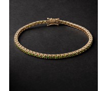 Spectra Gold Diamond Tennis Bracelet