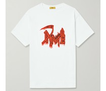 T-Shirt aus Baumwoll-Jersey mit Print
