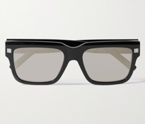 GV Day Sonnenbrille mit eckigem Rahmen aus Azetat und verspiegelten Gläsern