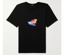 T-Shirt aus Baumwoll-Jersey mit Logoprint
