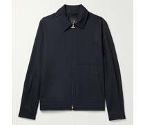 Wool-Twill Blouson Jacket