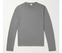Garment-Dyed Wool Sweater