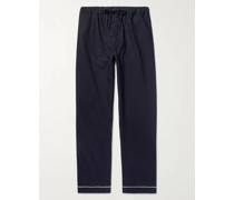 Pyjamahose aus gebürstetem Baumwoll-Twill