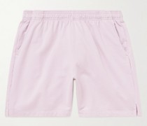 Gerade geschnittene Shorts aus Supima®-Baumwoll-Jersey