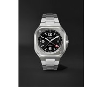 GMT Automatic 41mm Stainless Steel Watch, Ref. No. BR05G-BL-ST/SST