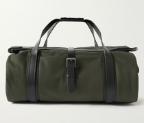 M/S Explorer Reisetasche aus Ballistic-Nylon mit Lederbesätzen
