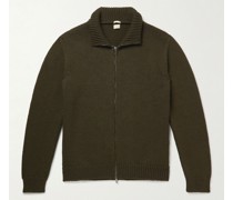 Cardigan aus Wolle mit Reißverschluss