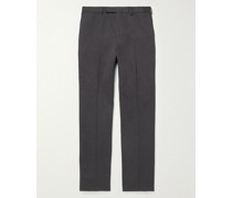Gerade geschnittene Chino aus Baumwoll-Twill