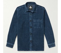 Ander Stone-Washed Cotton-Corduroy Shirt
