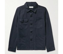 Slub Cotton and Linen-Blend Jacket