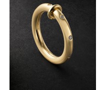 Ovio Ring aus Gold mit Diamanten