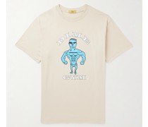Buff T-Shirt aus Baumwoll-Jersey mit Print
