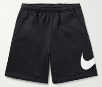 Sportswear Club Shorts aus Jersey aus einer Baumwollmischung mit geradem Bein und Logoprint