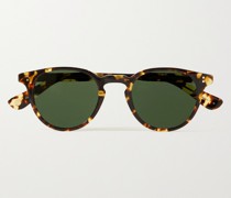 Clement Sonnenbrille mit rundem Rahmen aus Azetat in Schildpattoptik