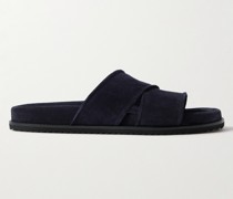 David Sandalen aus regeneriertem evolo®-Veloursleder