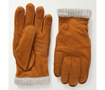 Primaloft Fleece-Lined Full-Grain Leather Gloves